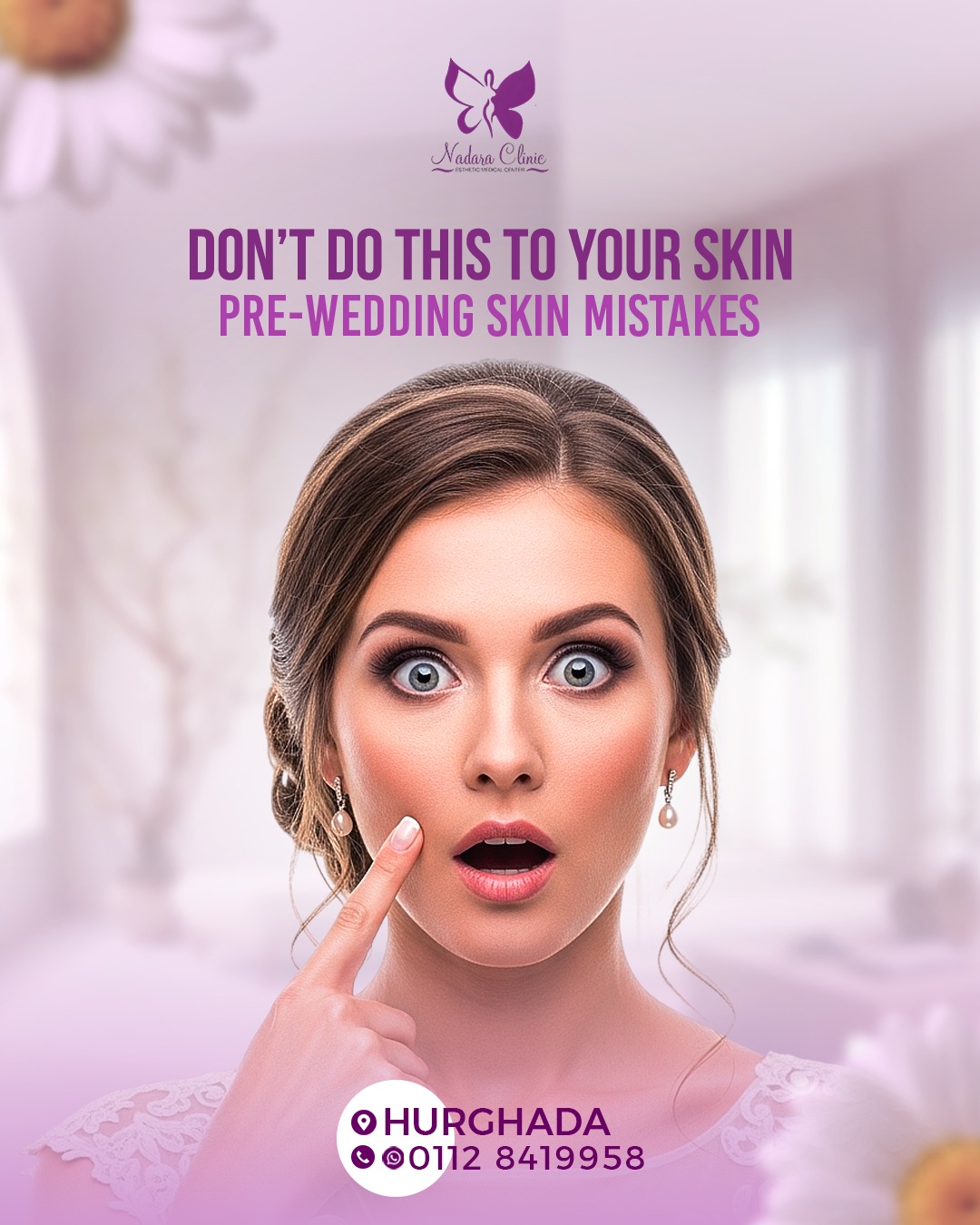 Don't do this to your skin! Pre-wedding skin disasters in Hurghada